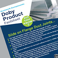 FACT SHEET - SLIDE ON FLANGE DUCT JOINTS